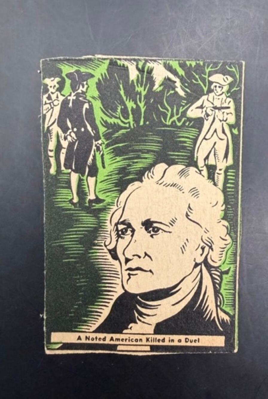 RARE 1937 Donut Corp Alexander Hamilton Founder Not Giving Away His Shot, Eliza